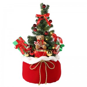 60cm arbre de christmas d\'arbre de maison affichage cadeaux sac de cadeaux LED vacances ornement décoration figurine collection collection arbre de Noël