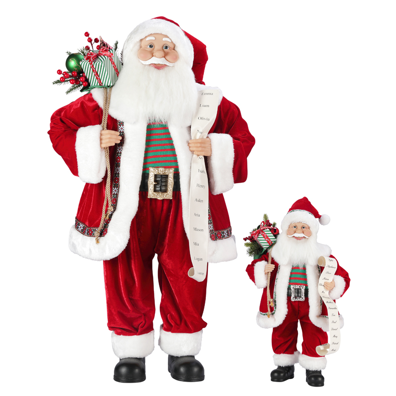 T24-S109 30 ~ 110cm de Noël du Père Noël Claus